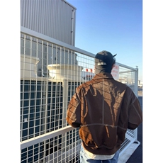 现货不缺货2026新款假两件皮衣外套1209-1-JK17-P108（网图），男装皮衣，星座1209-1