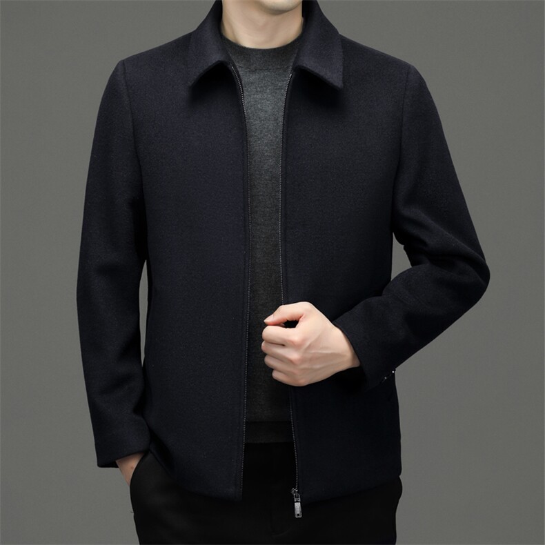 CSYM98899钱塘2020-2冬季厚款商务休闲简约中年男士夹克P200,男装夹克,钱塘207-2
