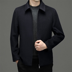 CSYM98899钱塘2020-2冬季厚款商务休闲简约中年男士夹克P200，男装夹克，钱塘207-2