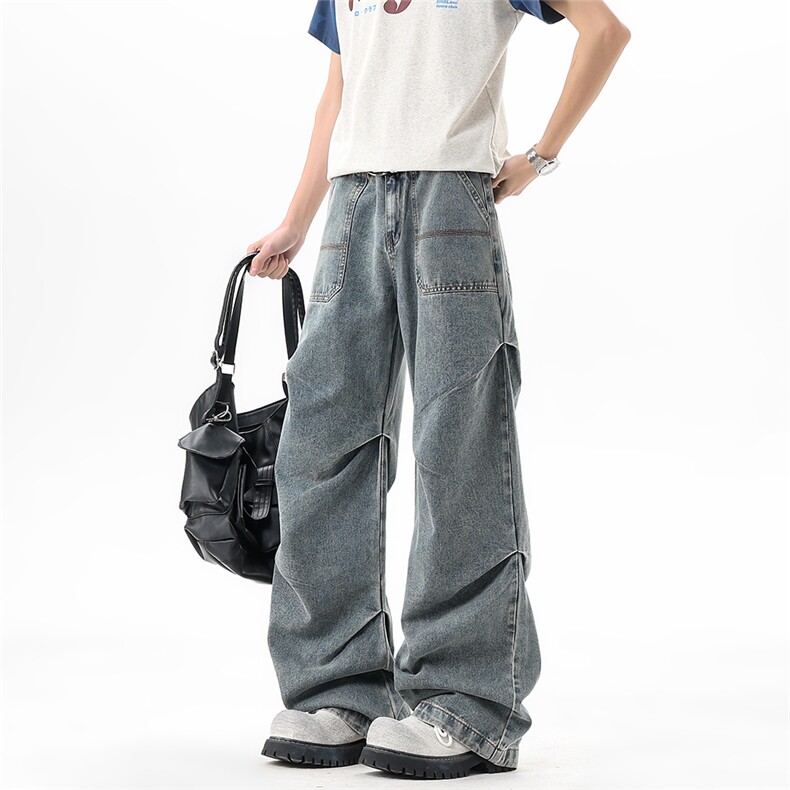 现货春款牛仔裤直筒B342-KZ822-特P45，男装牛仔裤，电商B342