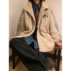 2025新款贴标羊羔绒加绒加厚保暖棉衣A316-1-1-Y74p118控158，男装棉衣，星座906（原电商a316-1）