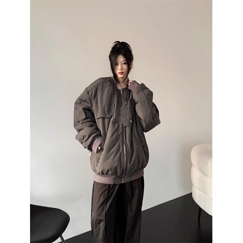 春秋新款美式潮牌飞行夹克高街设计感小众男女ins潮流外套潮,男装夹克,星座506A