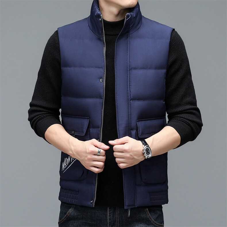 CXYF59387钱塘2020-2中青年男士冬季马甲厚款时尚休闲羽绒服P137,男装羽绒服,钱塘207-2