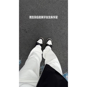 港风大码美式高街修身直筒男女高腰牛仔裤 XZ213-NZ7097-P60控88图片