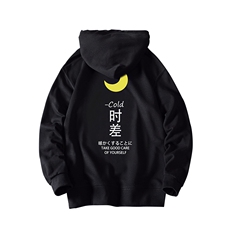 WY2047-P40纯棉连帽卫衣男大码运动帽衫宽松薄外套男麒麟风，男装卫衣，电商A040A