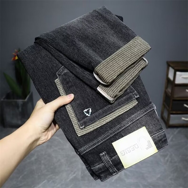 1506-1/KT58441/P47厚款牛仔裤男小脚裤秋季弹力修身潮牌韩版潮牌,男装牛仔裤,星座1506-1