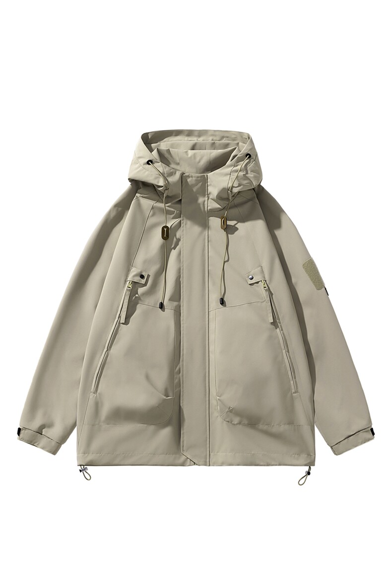 冲锋衣男高品纯色宽松夹克外套DSA157B-J90-P60,男装夹克,电商A157B