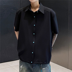 夏季垫肩UPF50+防晒衣短袖冰丝凉感衬衫薄男装外套防晒服S425特40，男装防晒衣，电商A233-1