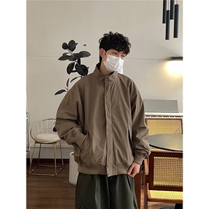 JK36-P59 早春季美式潮牌夹克外套情侣男款宽松休闲百搭时尚图片