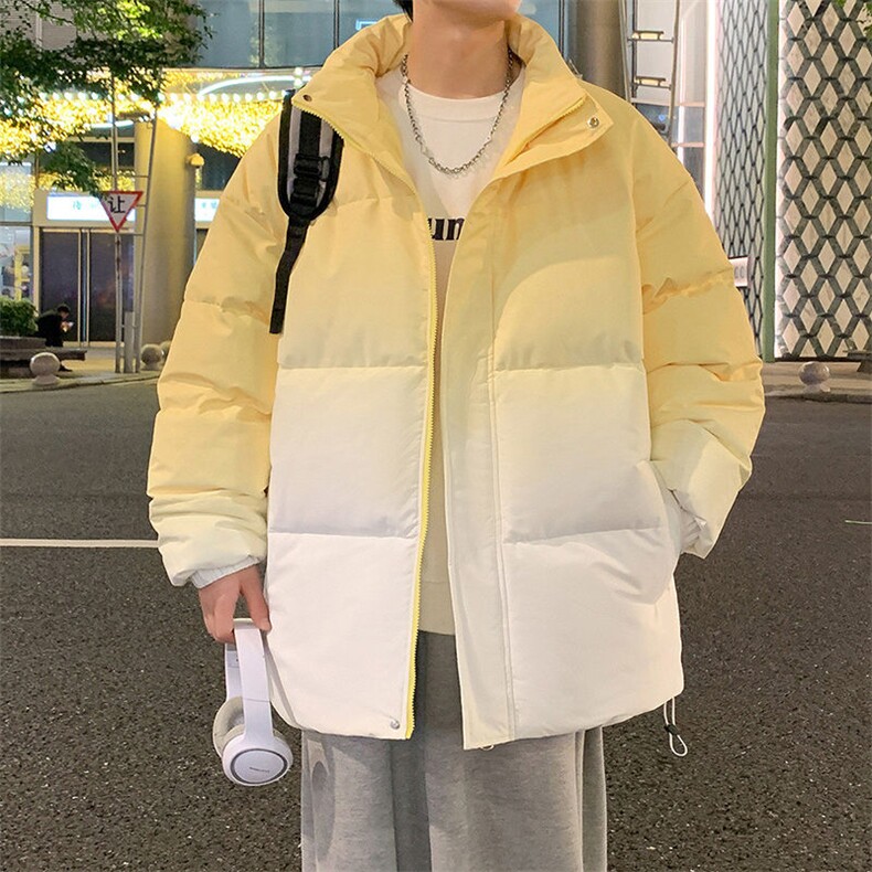 现货港风棉衣男渐变立领二开加厚棉袄DSA157B-M8860-特P75,男装棉衣,电商A157B