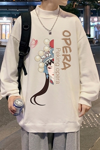 M18161-P45 加绒款-P65半高领毛衣男士大码针织衫男毛线衣男图片