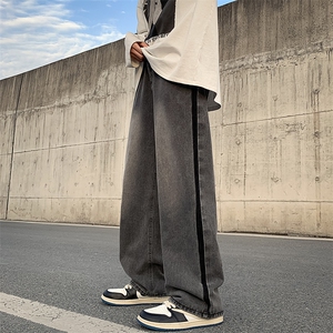 开春新品美式高街牛仔裤休闲裤直筒潮男长裤N0745-P43图片