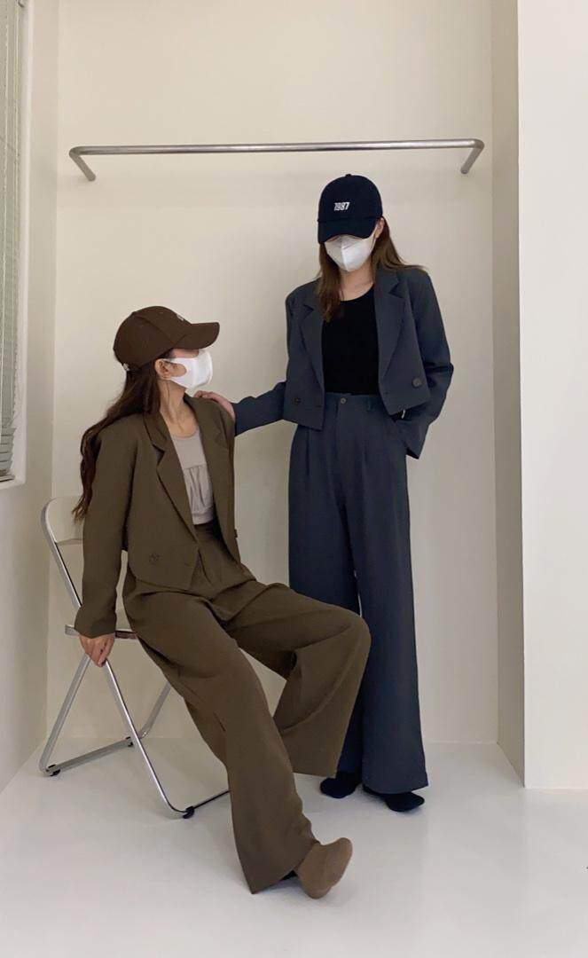 秋季西装套装，女装西装，唇蔻