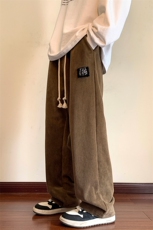 面料成分100涤纶休闲裤男灯芯绒D329-QM536-P50-控68，男装休闲裤，电商D329