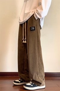 面料成分100涤纶休闲裤男灯芯绒D329-QM536-P50-控68图片