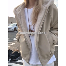 现货高品质美式高街冬季重磅座山雕大毛毛领pu皮棉衣男女加厚外套，男装皮衣，电商A443