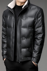 立领羽绒服保暖男装90白鸭绒保暖宽松大码防寒服XY29219-P310，男装羽绒服，星座1105-3