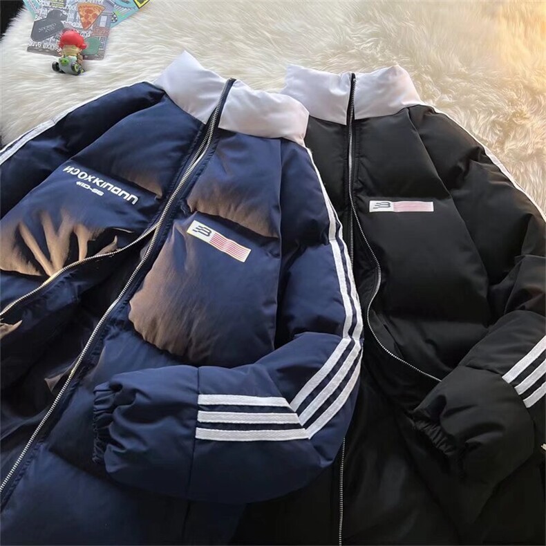 新款棉衣男冬季棉袄外套韩版潮流面包服  M8674 P100图片