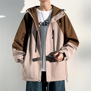2024春季新款现货拼接冲锋衣夹克男外套JK7714-P75图片