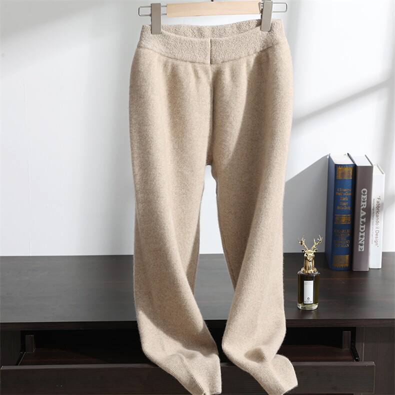 2025秋冬新款百搭四平加厚打底裤，男装休闲裤，澳坤羊绒