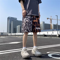 2024年短裤男士迷彩夏季工装外穿宽松潮牌中裤沙滩五分裤K127/P26，男装牛仔裤，星座506