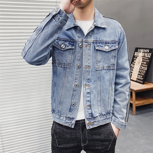 店主风春秋季新款外套男士韩版潮流ins牛仔夹克衣服男装9160图片