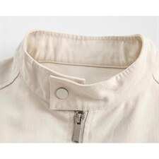 26春装高品质老钱风立领夹克外套男女美式潮牌拉链工装风宽松上衣，男装夹克，电商A486