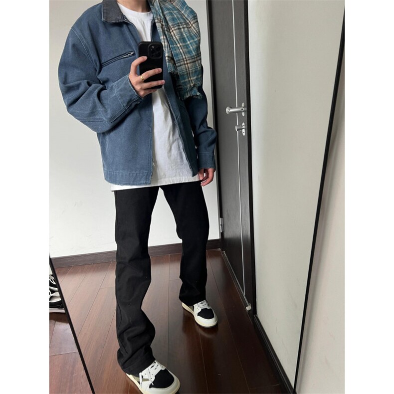 【有货】底特律工装外套男款潮牌高级感拼接夹克JK7704LL-特P68,男装夹克,星座1007（原301D）