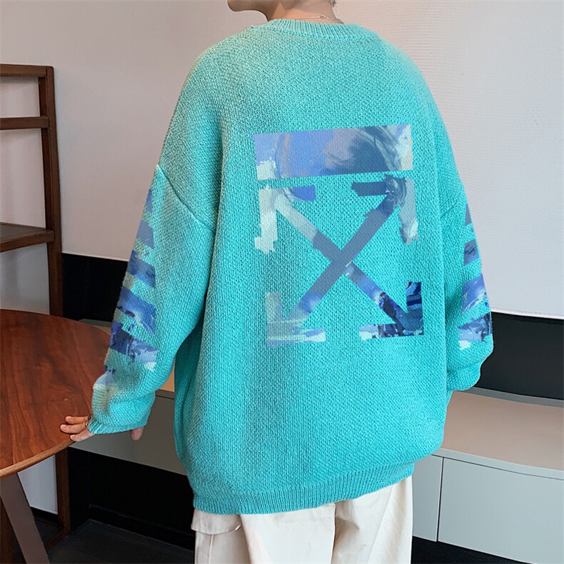 ！2023秋冬新款男士圆领毛衣百搭加厚潮流针织衫外套M813P50,男装针织衫/毛衣,电商B220