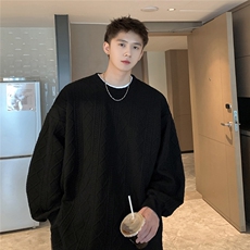 立体菱形花纹面料卫衣男成分：聚酯纤维95%氨纶5%WY77052P38控58，男装卫衣，星座226-1