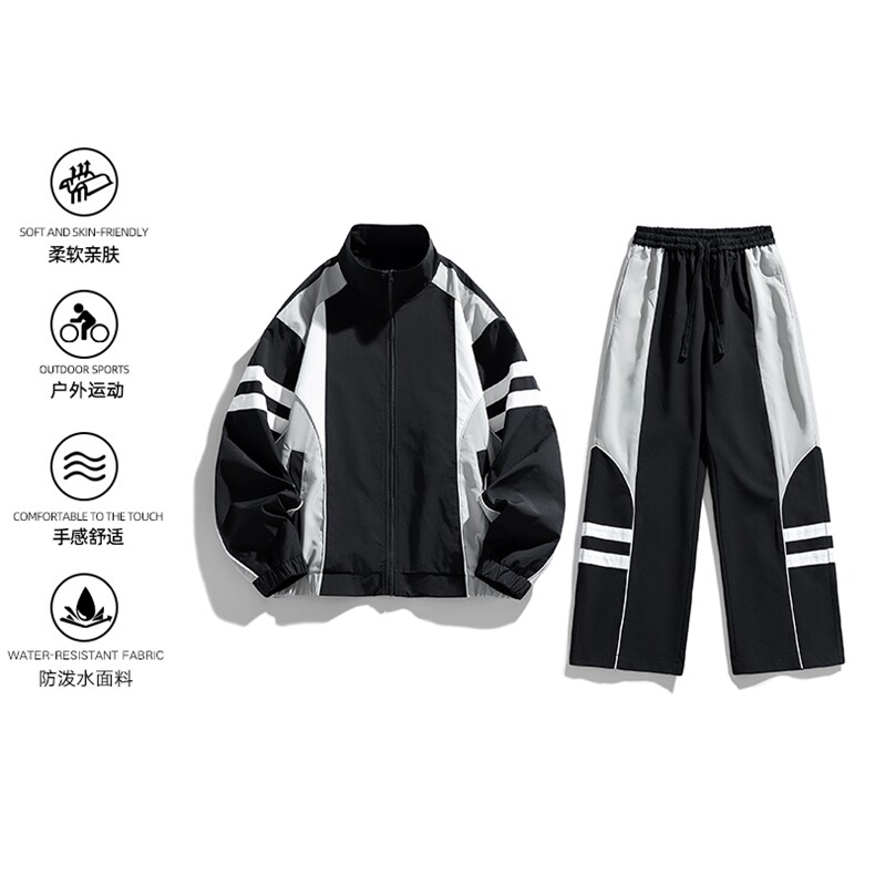 2025秋季新款现货情侣冲锋衣套装男户外登山服DSA157B-TZ573-P110图片