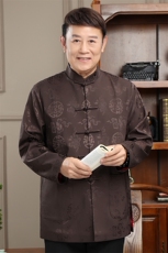 2024高品质主推春款风唐装外套男装中老年中式复古盘扣夹克，男装夹克，钱塘723