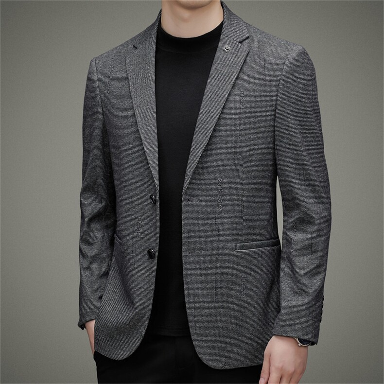 DJ2226钱塘2020-3秋冬季新款商务休闲简约中年男士西服货稳P152,男装西服,钱塘207-3