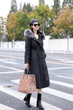 超大狐狸毛皮羽绒显瘦收腰冬季单品，其它，澳洛菲