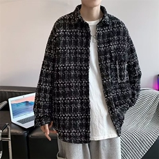 春秋季潮流ins小香风外套男设计感痞帅工装夹克上衣W7070-P44，男装夹克，星座512-2