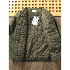 冬男士加厚夹棉轻盈保暖复古宽松休闲V领棉衣棉服外套TT2278P76，男装棉衣，星座1013-5