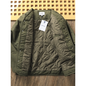 冬男士加厚夹棉轻盈保暖复古宽松休闲V领棉衣棉服外套TT2278 P76图片