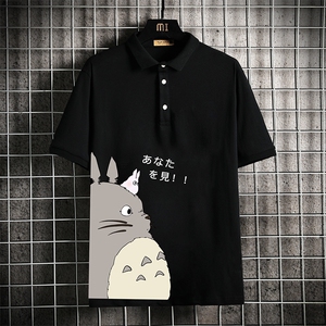 PL57150-P35 翻领短袖polo衫男大码胖子半袖t恤男有领保罗衫图片