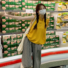 法式木耳边飞飞袖衬衫两件套2023新款小个子显瘦网红套装减龄洋气，女装套装/套裙，2C037