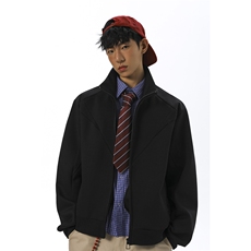 秋冬新款重磅立领拼接结构卫衣WY950-P55控88，男装卫衣，电商A072