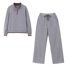 妈妈秋装休闲卫衣两件套新款洋气时尚中老年运动服套装女春秋宽松，女装套装/套裙，涵誉