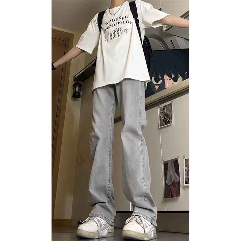 量大可谈！美式高街vibe裤子长裤弹力牛仔裤NZK01-P3868,男装牛仔裤,星座617B