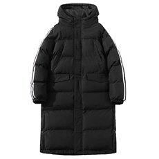 团服班服外贸纯色长款盖膝下开叉棉服学生班服团服M920P140，男装棉衣，星座1602B（原101B-1）