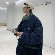 2022外套男秋冬韩版潮流潮牌棉服男休闲百搭秋季上衣服M0814-P85，男装棉衣，星座308B-1