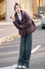 2024冬装新款时尚潮流短款羽绒服，女装羽绒服，曼琳思菲