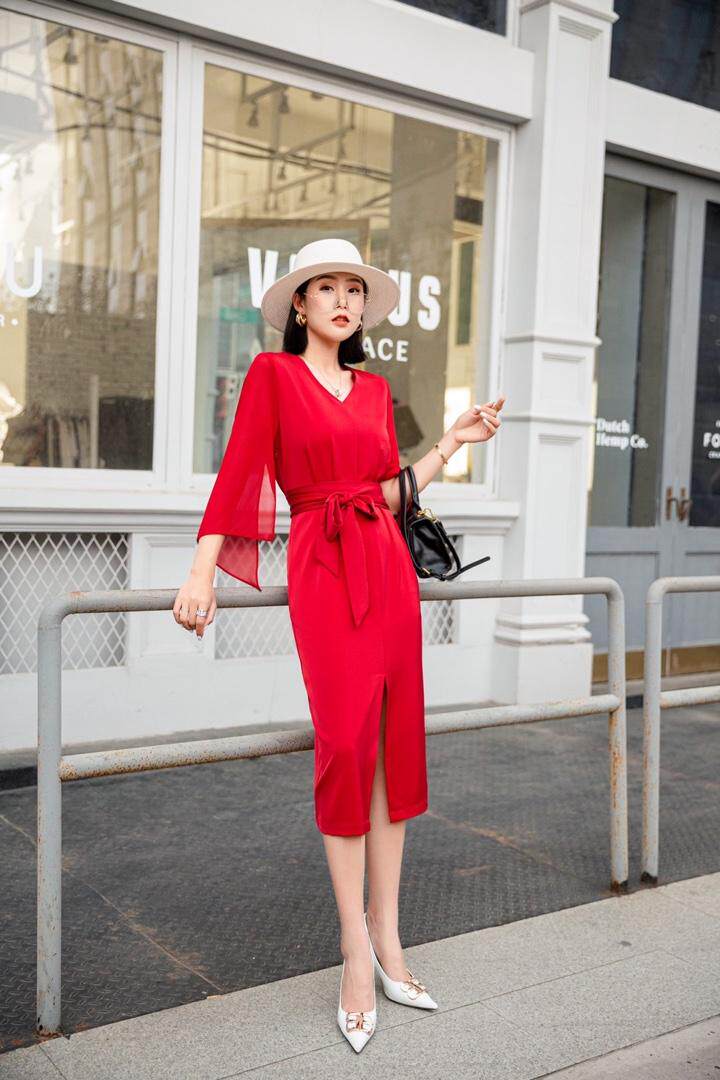 气质连衣裙，女装连衣裙，蓝芝衣秀