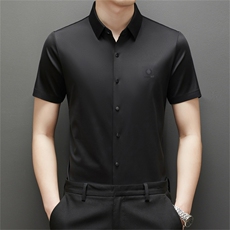 BA9601钱塘2020-2夏季男士精品休闲商务短袖衬衫主推P55，男装衬衫，钱塘207-2