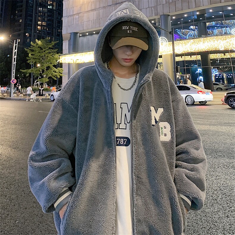 冬装青少年加绒加厚棉衣羊羔绒绒里外套男女同款917-P110控价158,男装棉衣,电商A441-1