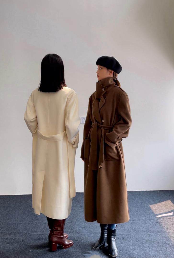 新款毛呢大衣女装中长款韩版，其它，MJJ