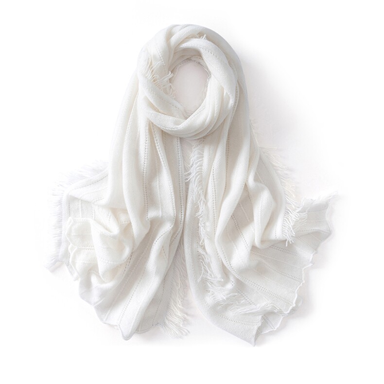 2025夏秋新款羊绒围巾女100%山羊绒厚外搭空调房披肩保暖针织围脖，围巾，亿嘉羊绒